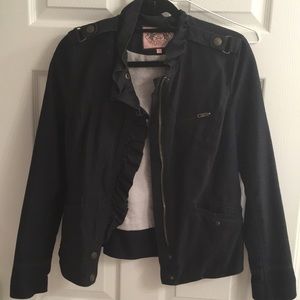 Juicy Couture vintage black denim jacket